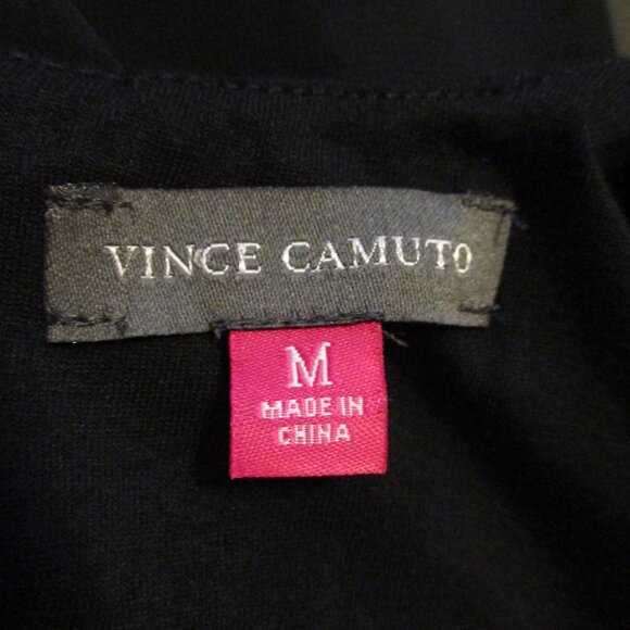 Vince Camuto Woman Medium Black Purple Sleeveless Outdoors Vacation Travel Dress - Picture 6 of 7